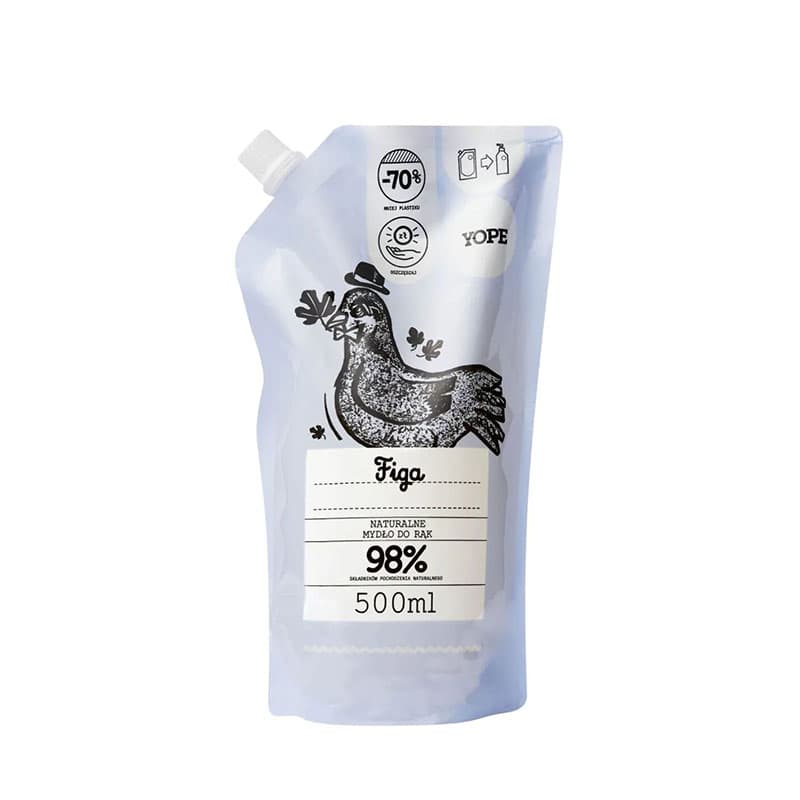 YOPE Mydło w płynie Figa zapas 500 ml