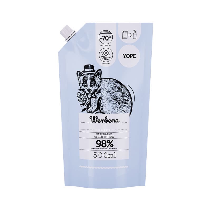 YOPE Mydło w płynie Werbena zapas 500 ml