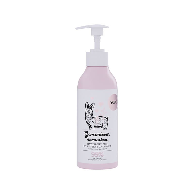 YOPE Żel do higieny intymnej Geranium i Żurawina 300 ml