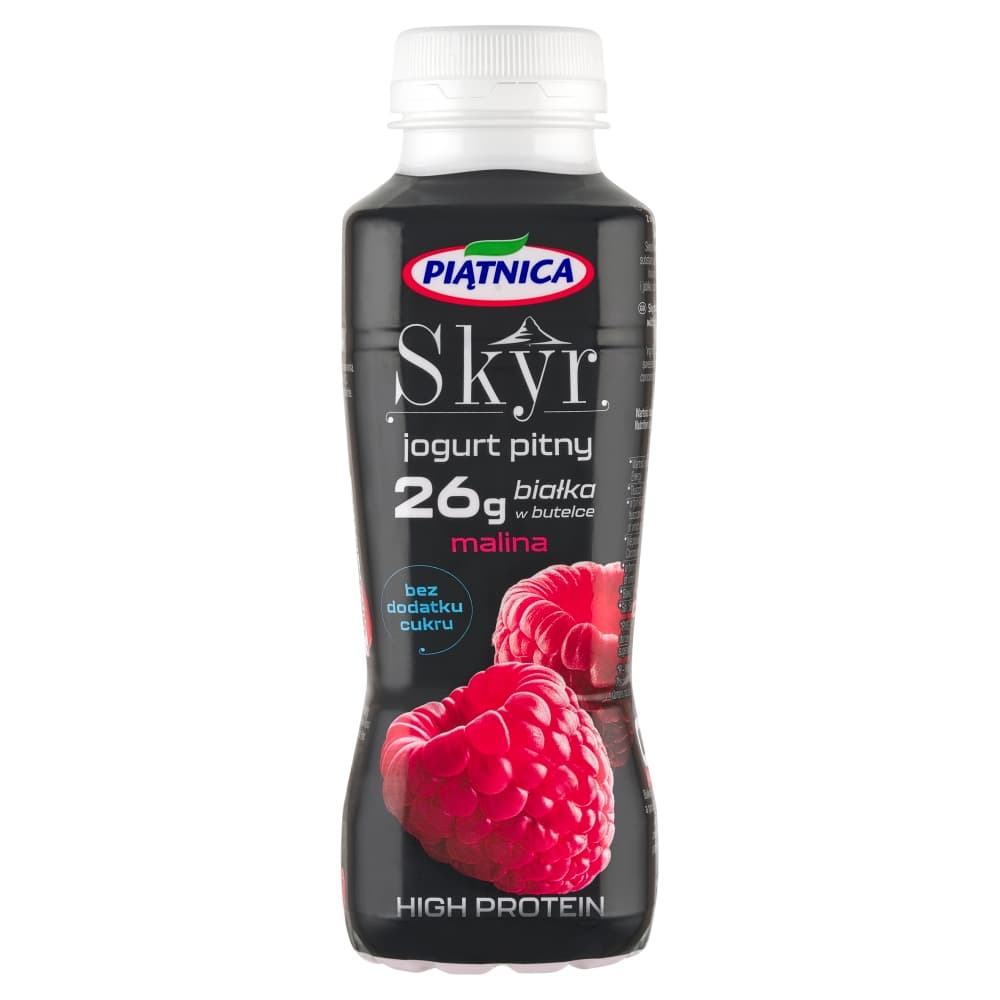 PIĄTNICA HIGH PROTEIN Skyr pitny proteinowy malina 360 g