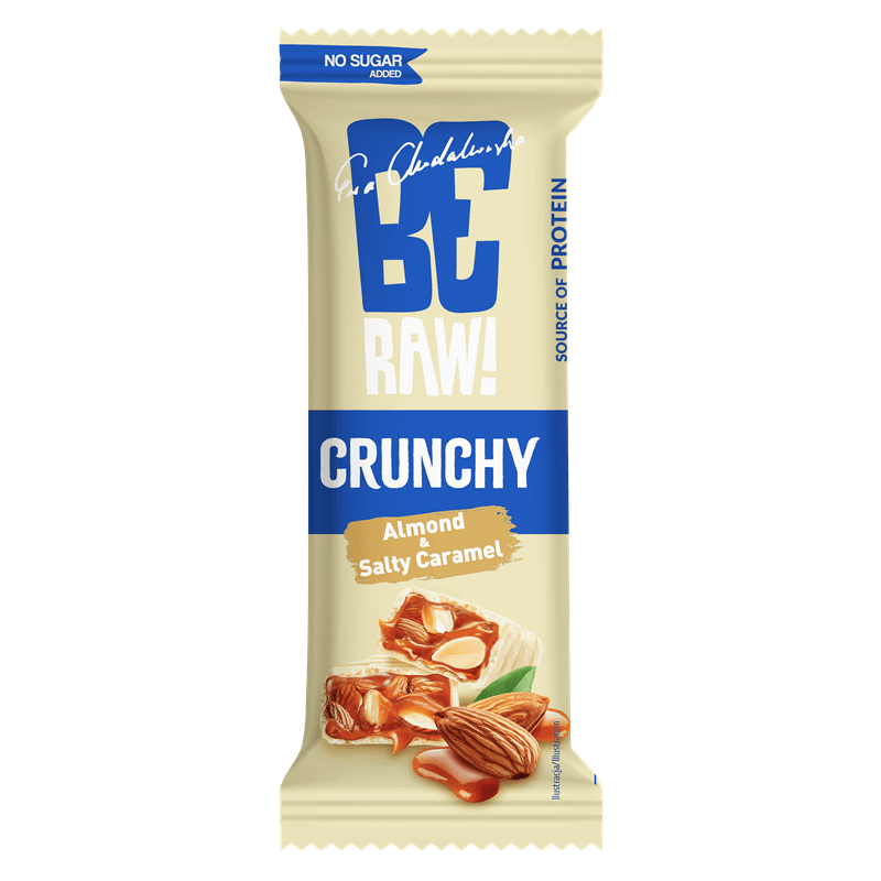 BE RAW! Baton Crunchy Migdał i Słony Karmel 30 g