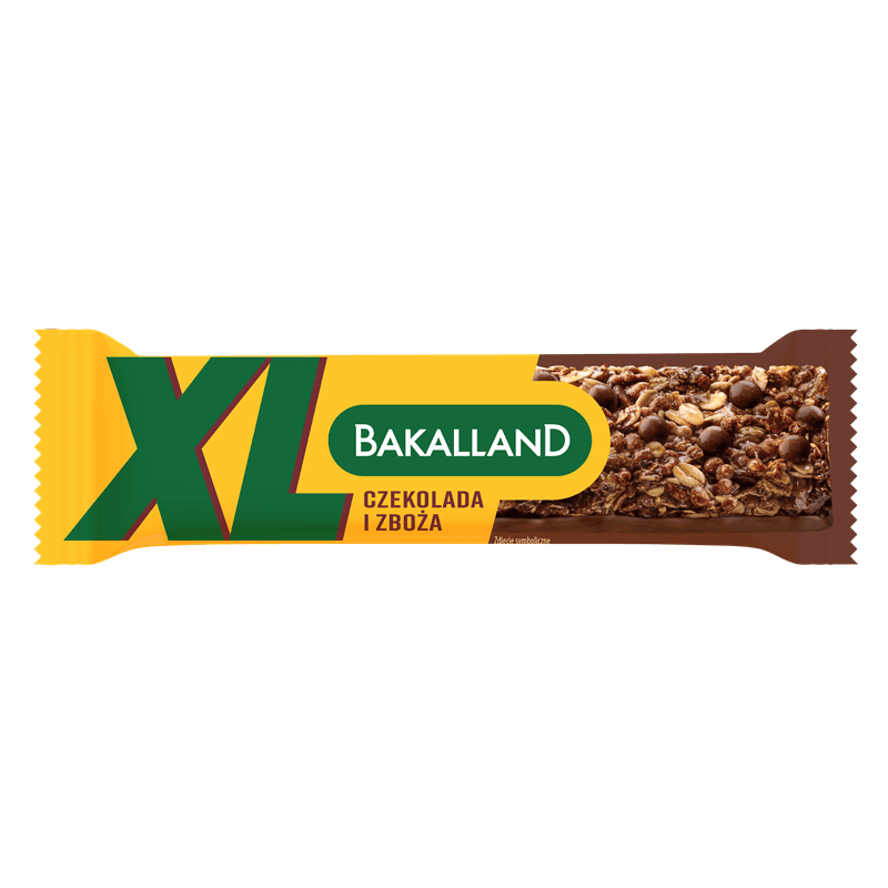 BAKALLAND Baton XL czekolada i zboża 55 g