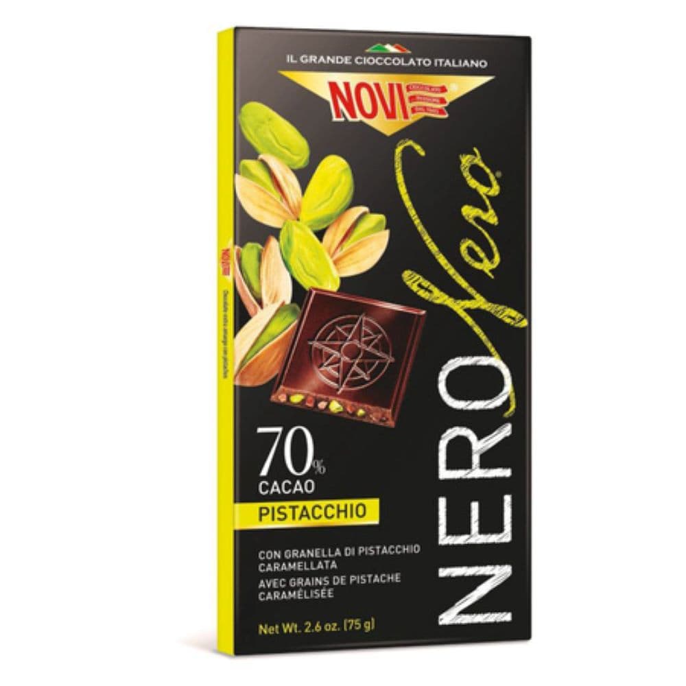NOVI NERO Czekolada gorzka 70% Pistacchio 75 g