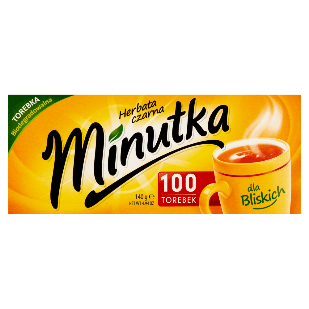 MINUTKA Herbata czarna ekspresowa 100 szt.