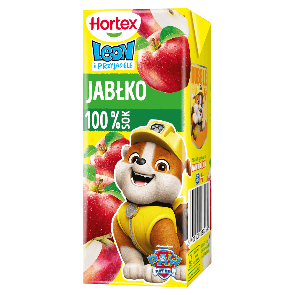 HORTEX LEON I PRZYJACIELE Sok 100 % jabłko 200 ml