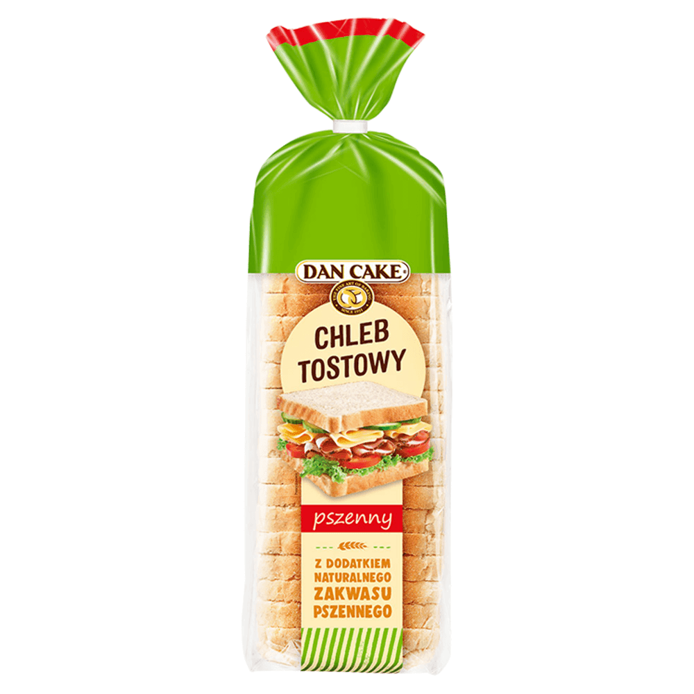 DAN CAKE Chleb tostowy pszenny 500 g