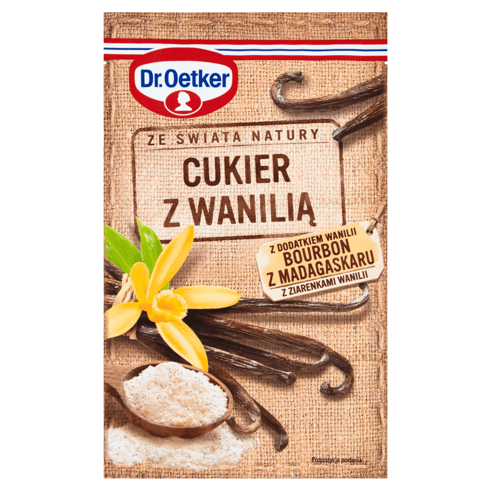 DR. OETKER ZE ŚWIATA NATURY Cukier z wanilią BOURON 12 g