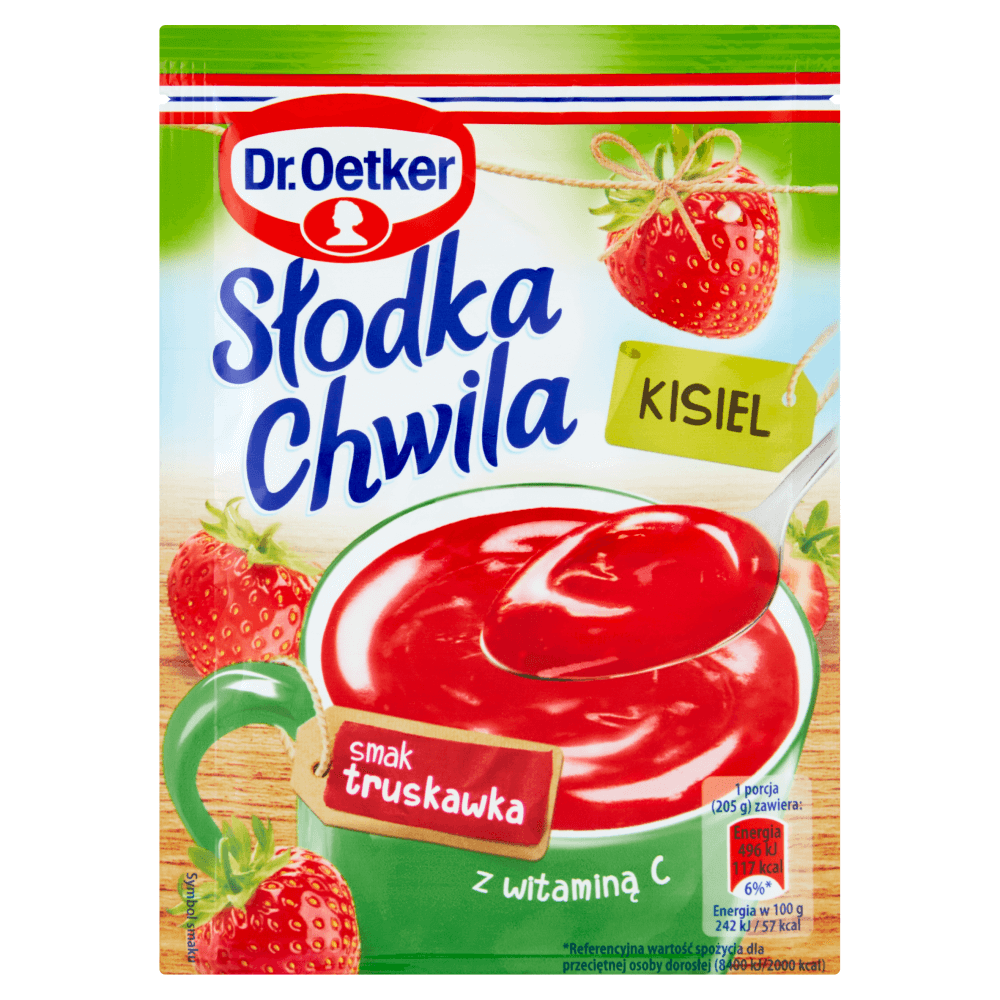 DR. OETKER SŁODKA CHWILA Kisiel truskawkowy 30 g