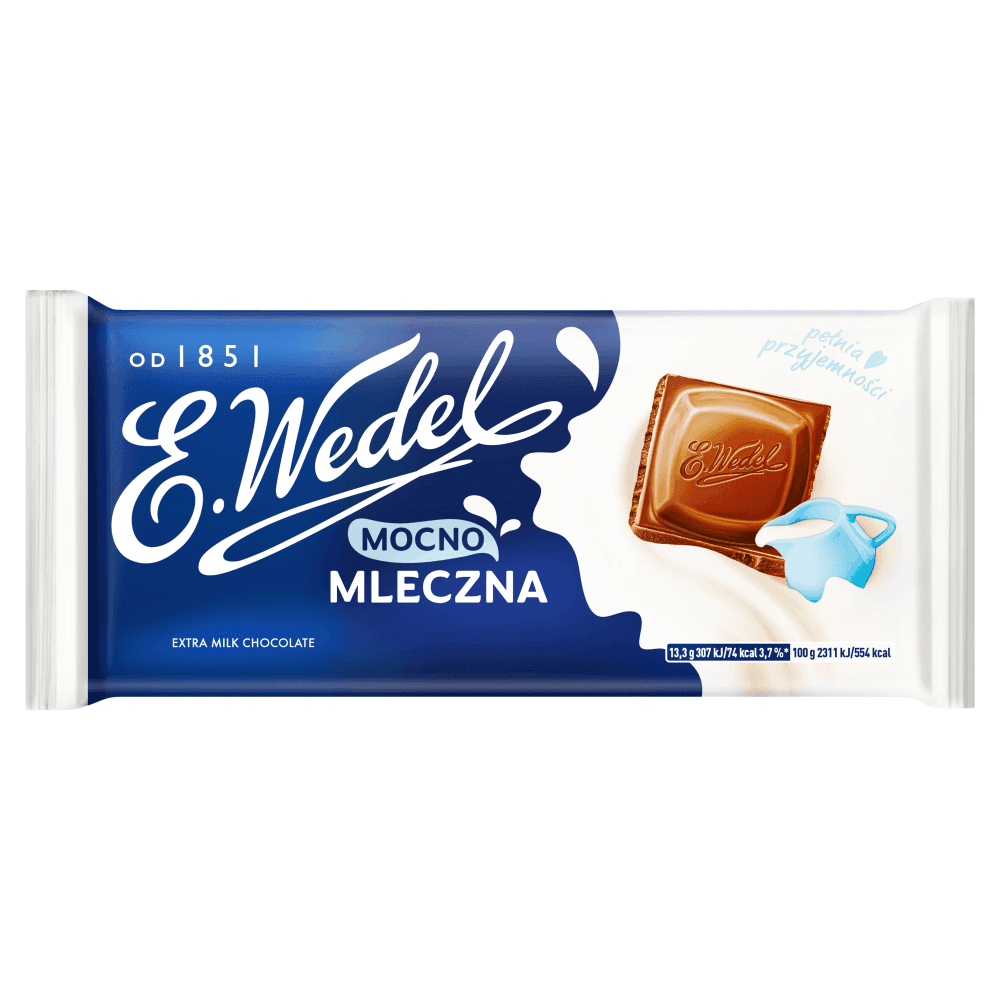 E. WEDEL Czekolada mocno mleczna 80 g
