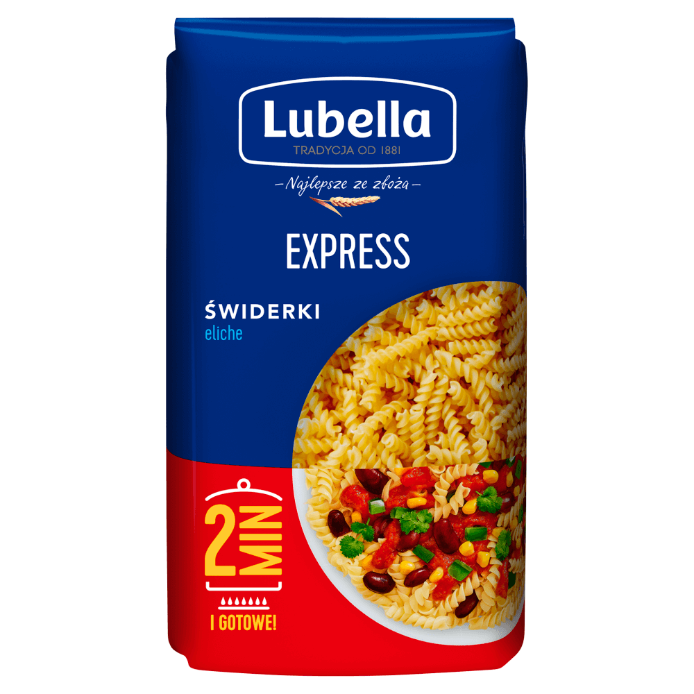 LUBELLA EXPRESS Makaron świderki 400 g