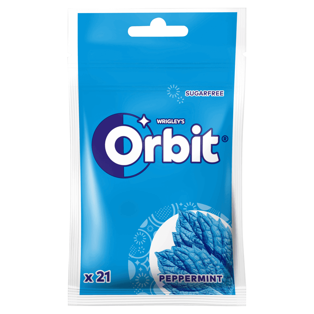 ORBIT Guma do żucia bez cukru Peppermint 21 drażetek 29 g