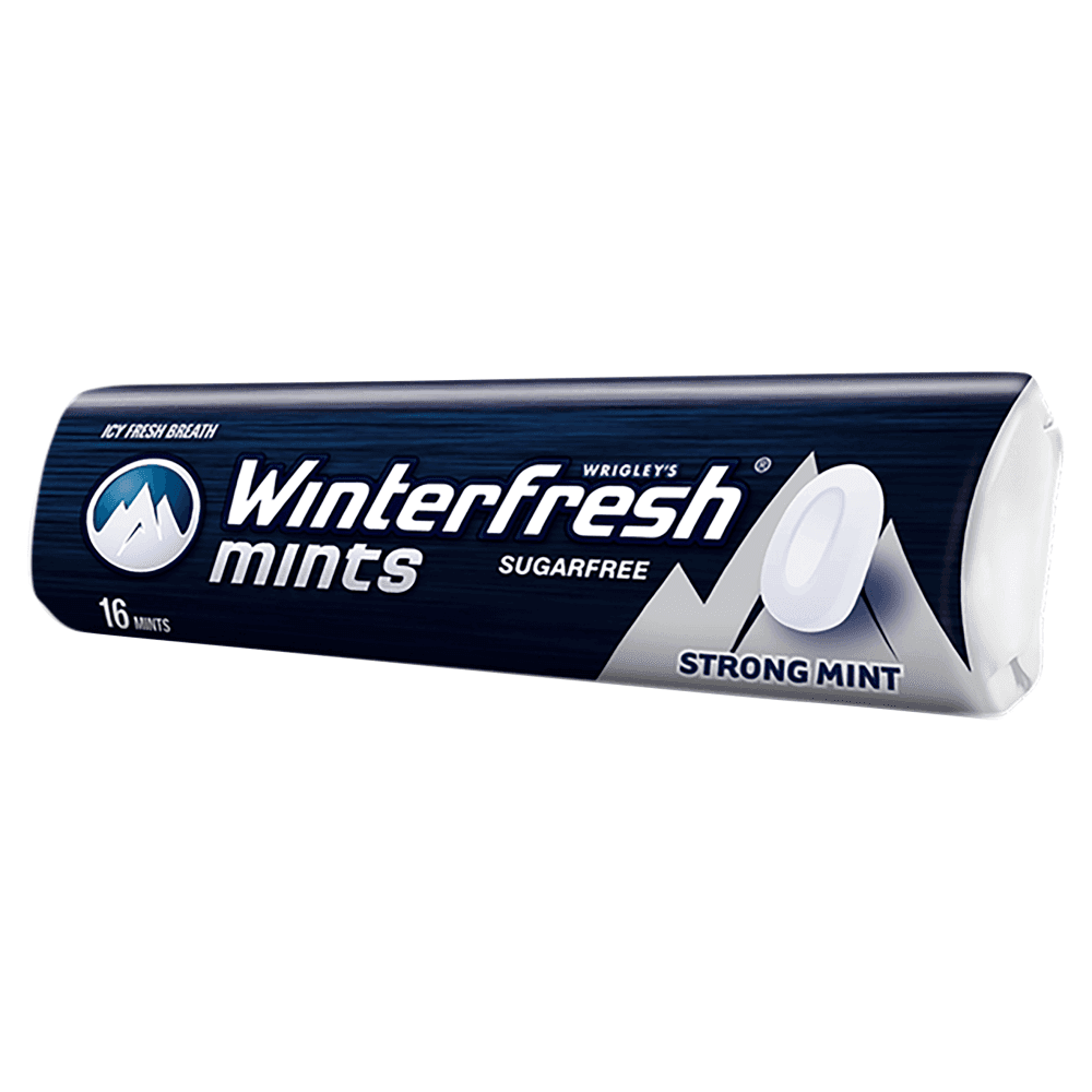 WINTERFRESH Cukierki bez cukru Strong Mints 16 szt. 28 g