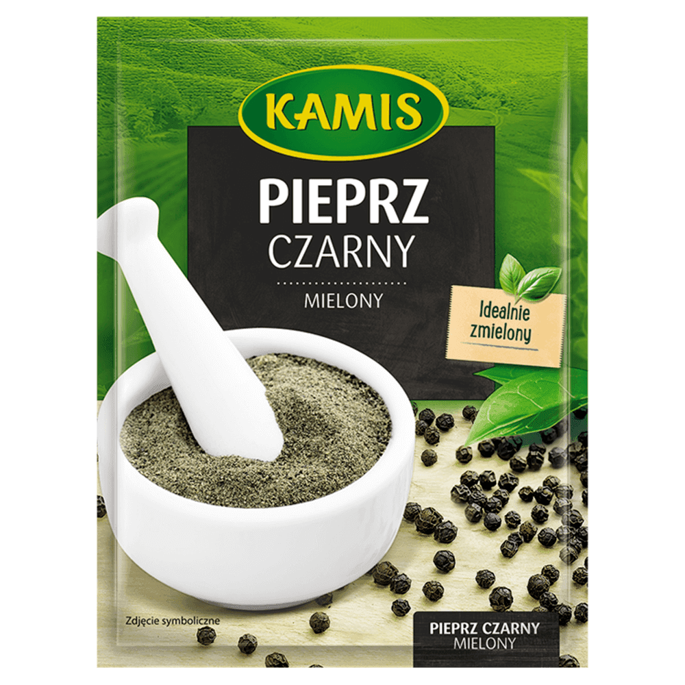 KAMIS Pieprz czarny mielony 16 g