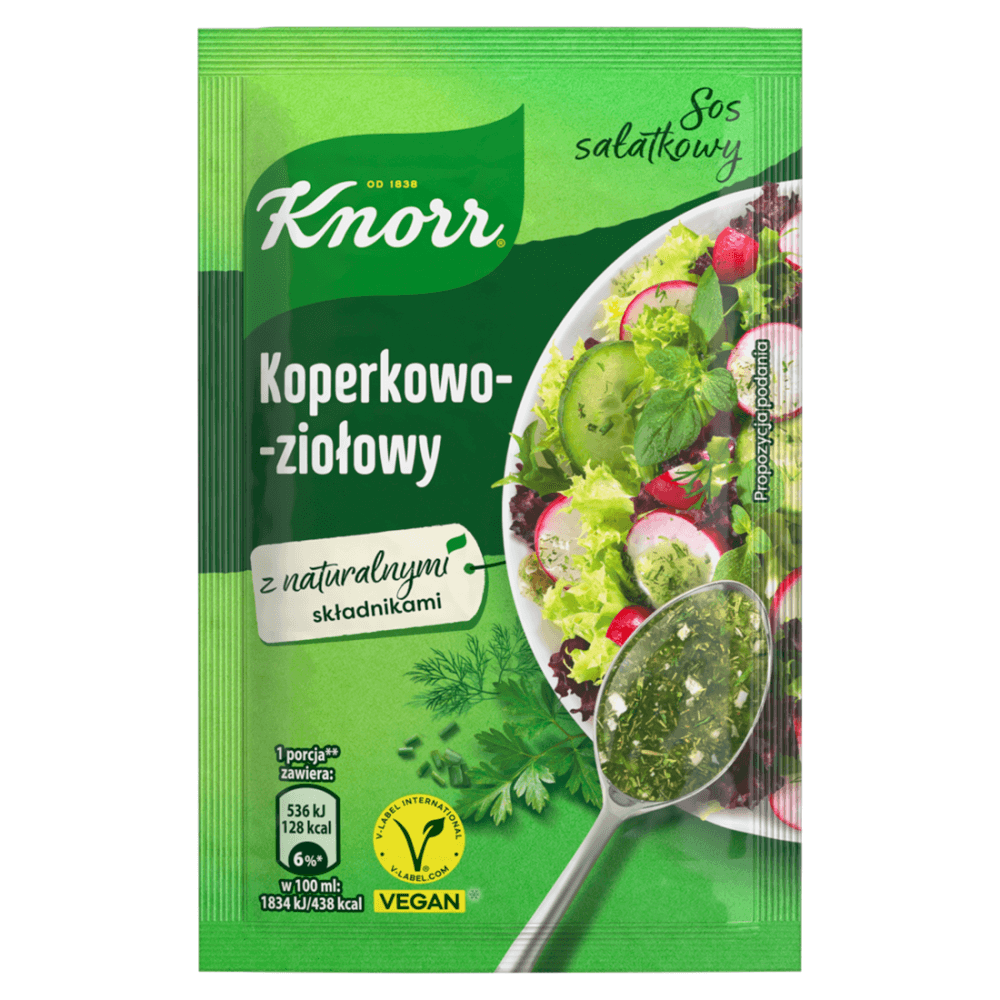 KONRR Sos sałatkowy koperkowo-ziołowy 9 g