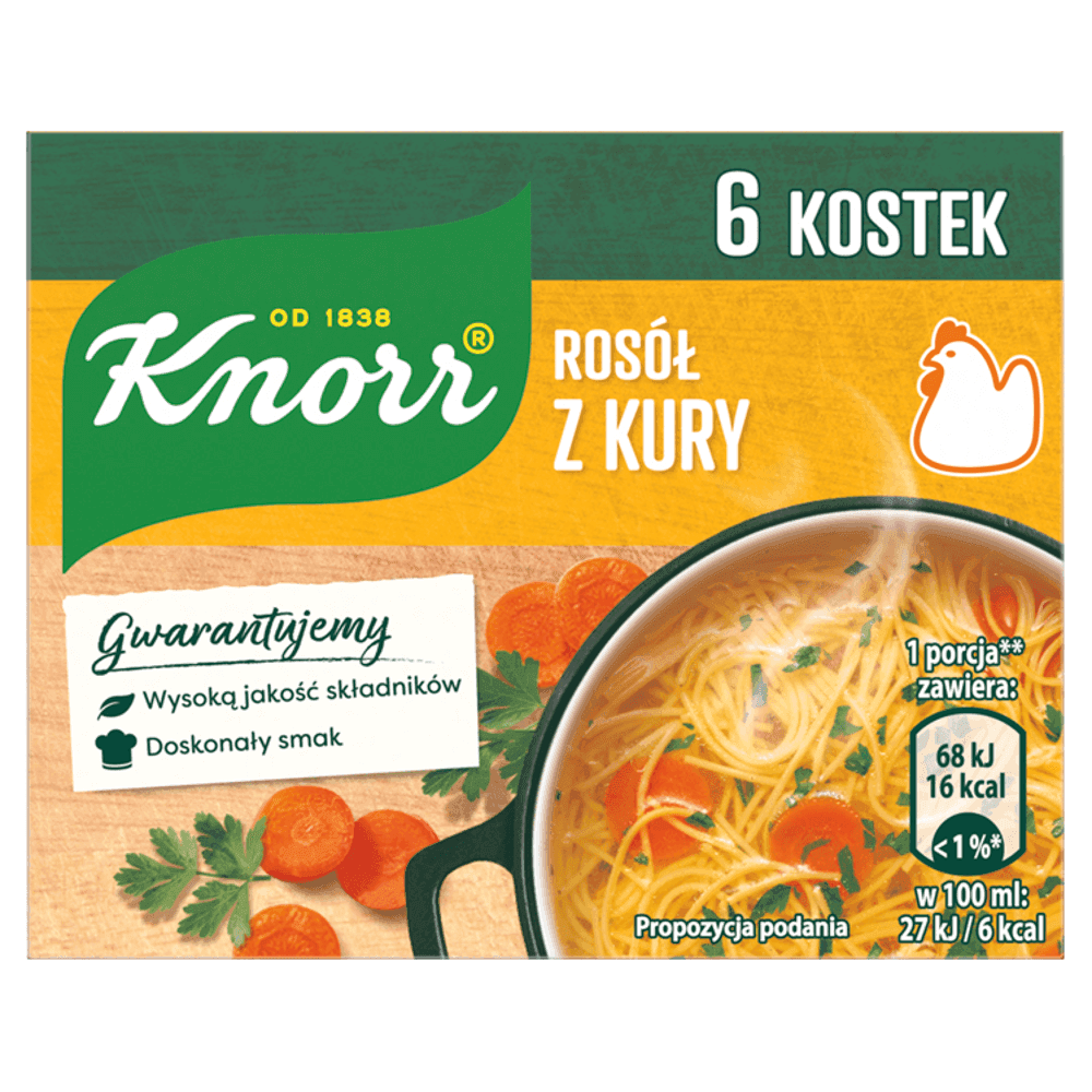 KNORR Bulion z kury 6 kostek 60 g