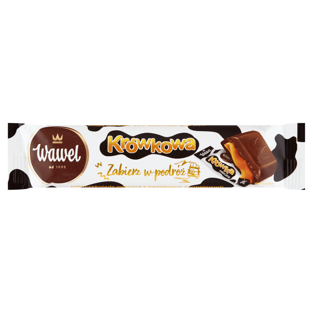 WAWEL Miniczekolada mleczna z nadzieniem karmelowym krówkowa 39 g