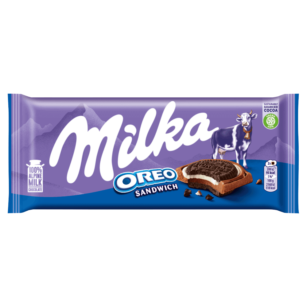 MILKA OREO Sandwich Czekolada mleczna 92 g