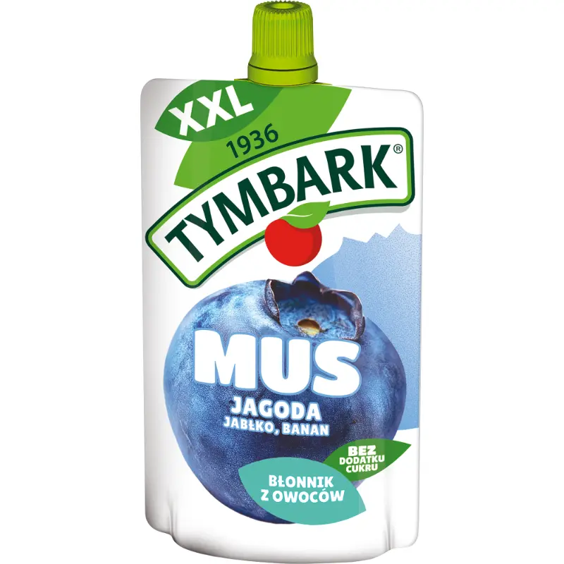TYMBARK Mus jabłko banan jagoda 200 g