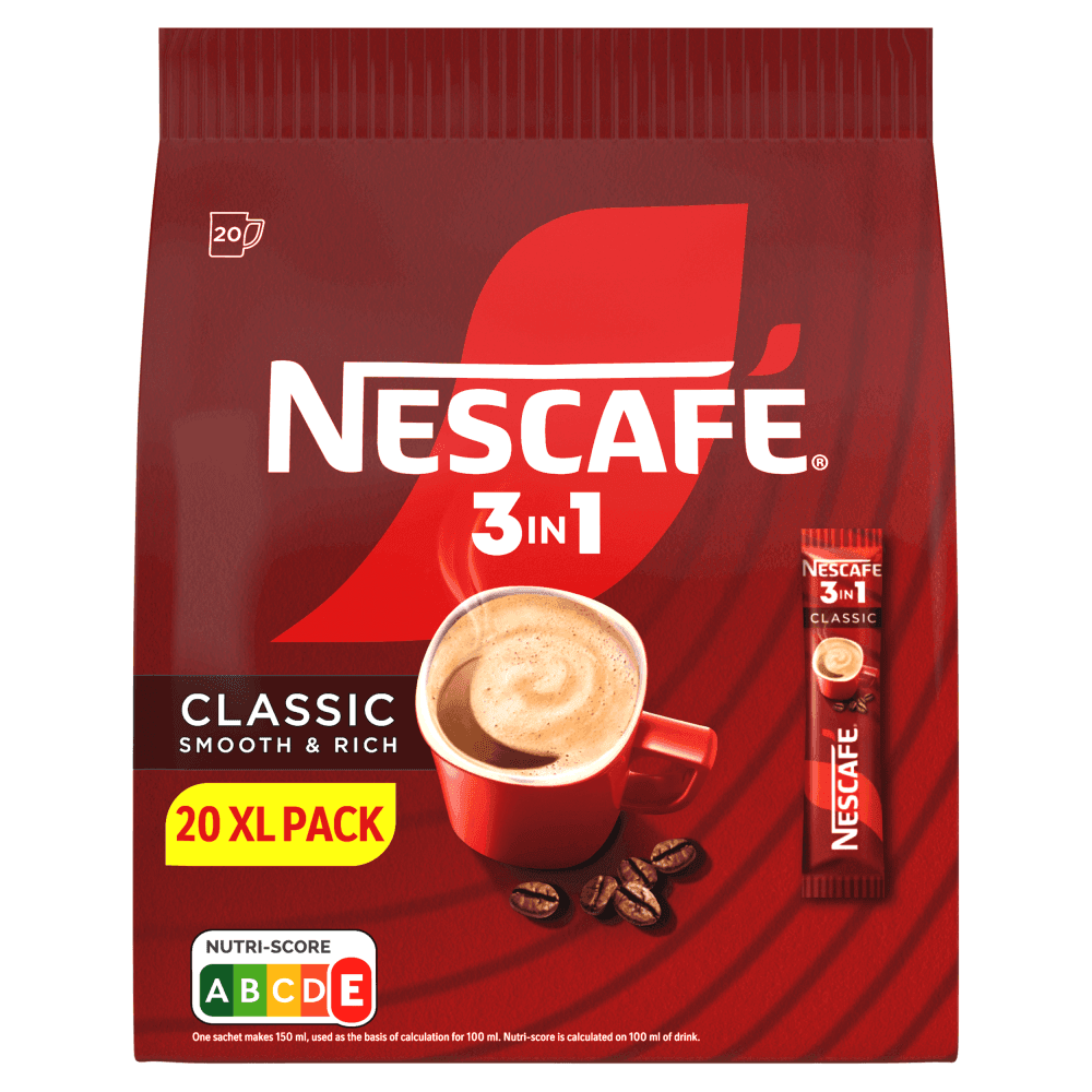 NESCAFE 3IN1 Kawa rozpuszczalna Classic (10x16,5 g) 165 g
