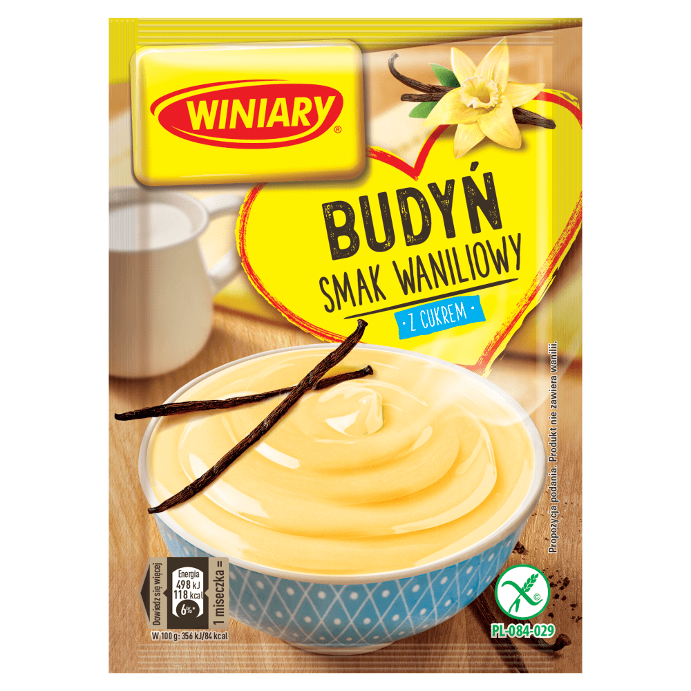 WINIARY Budyń waniliowy z cukrem 60 g