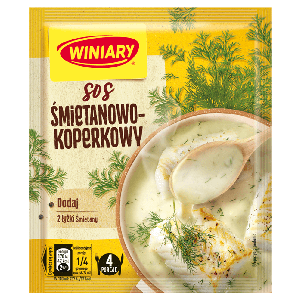 WINIARY Sos śmietanowo-koperkowy 27 g