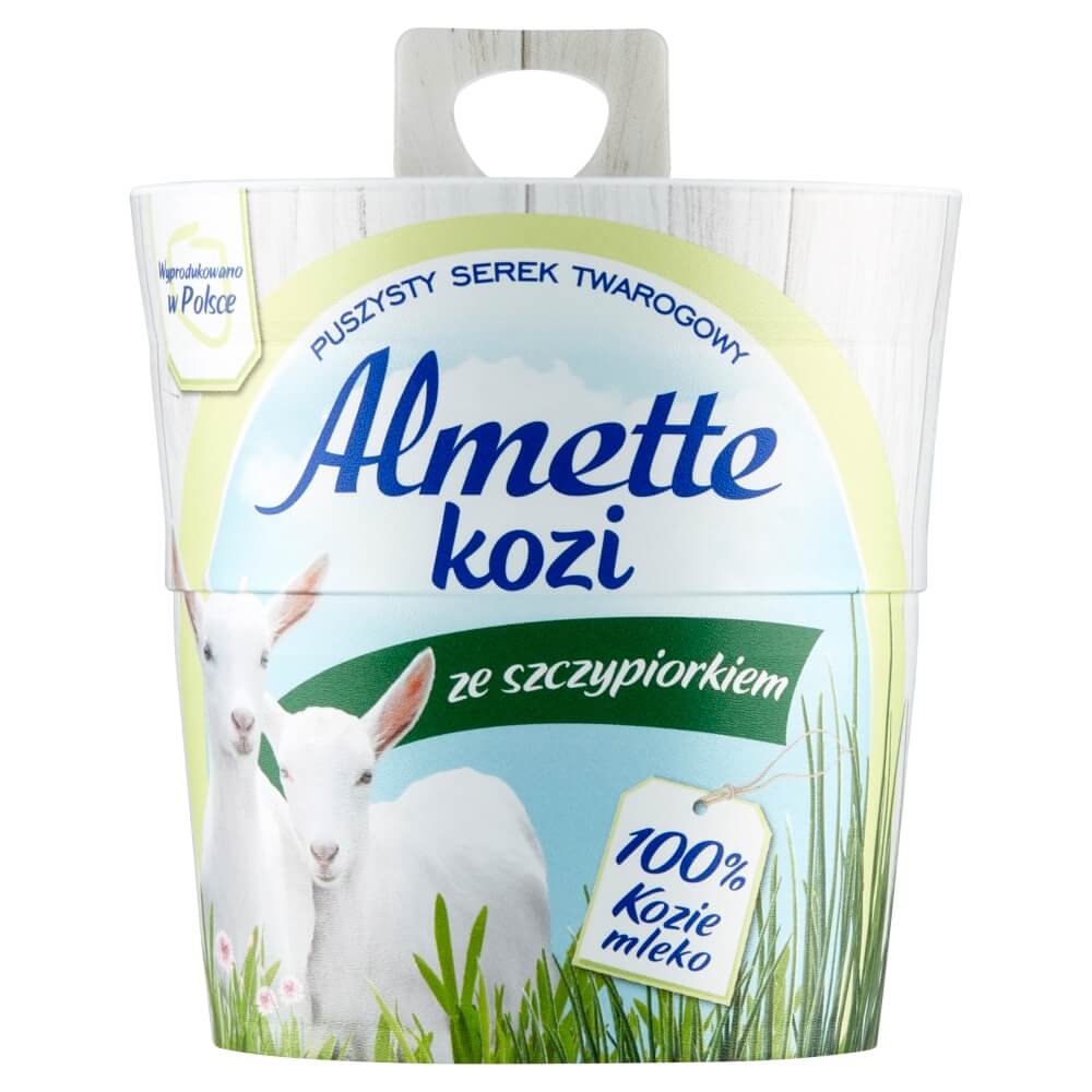 ALMETTE KOZI Serek twarogowy kozi ze szczypiorkiem 135 g
