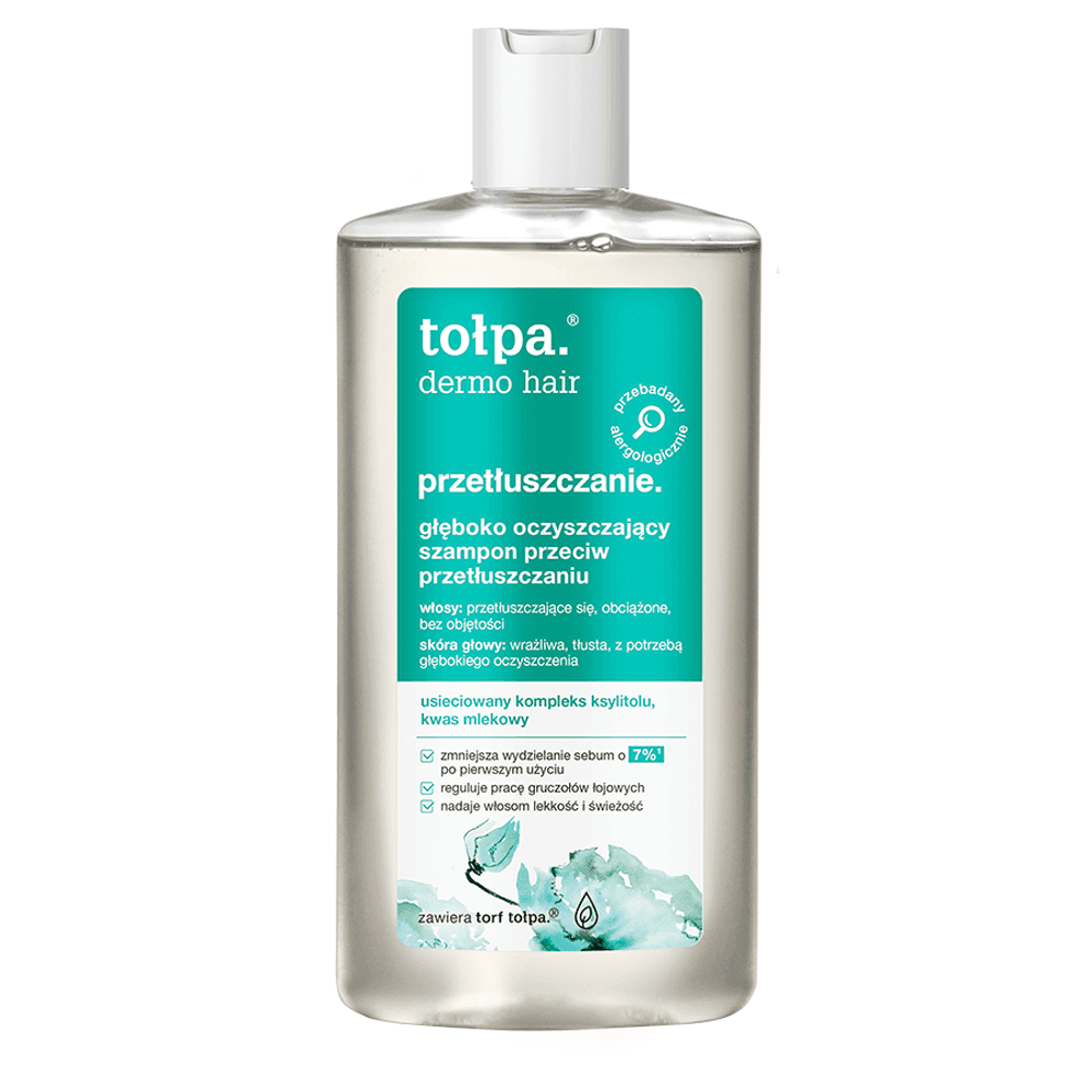 TOŁPA DERMO HAIR Szampon oczyszczający do włosów przetłuszczających się 250 ml