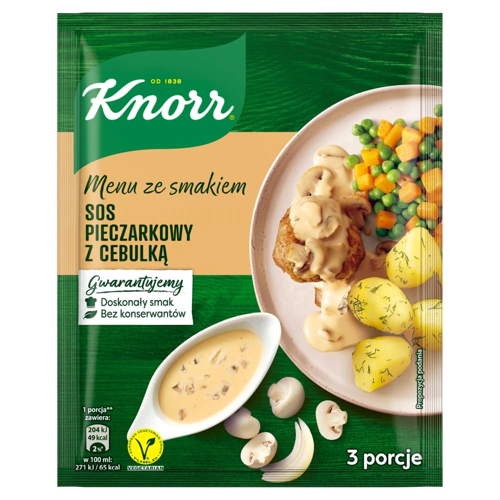KNORR Sos pieczarkowy z cebulką 37 g