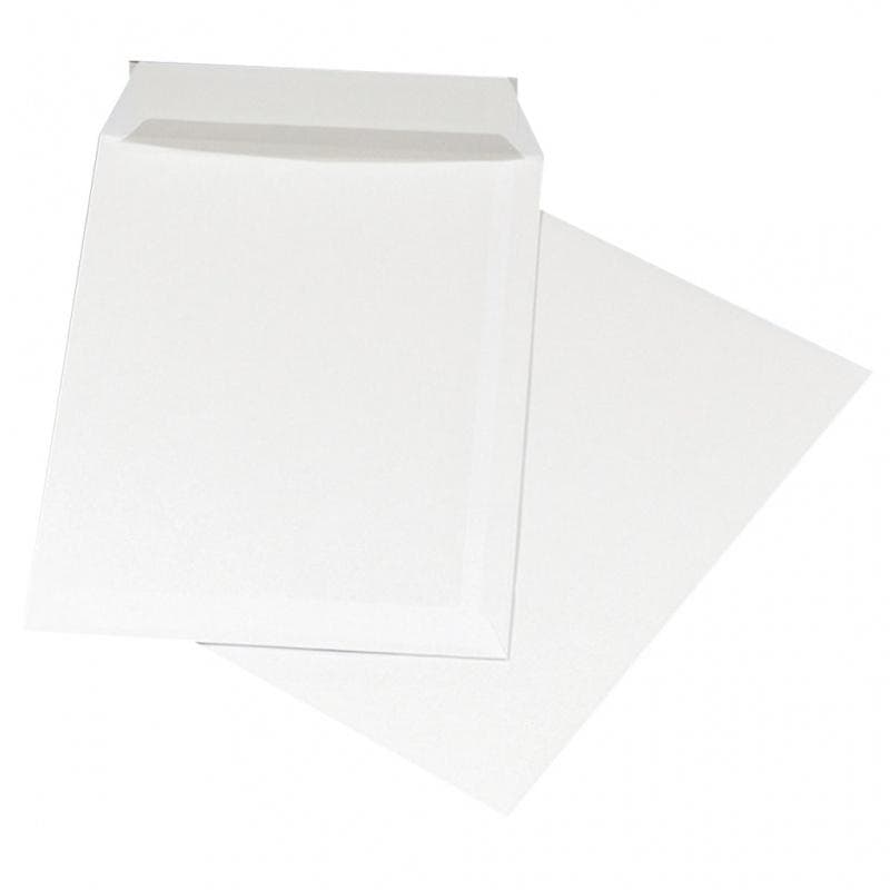 OFFICE PRODUCTS Koperty z taśmą silikonową białe HK C4 50 szt.
