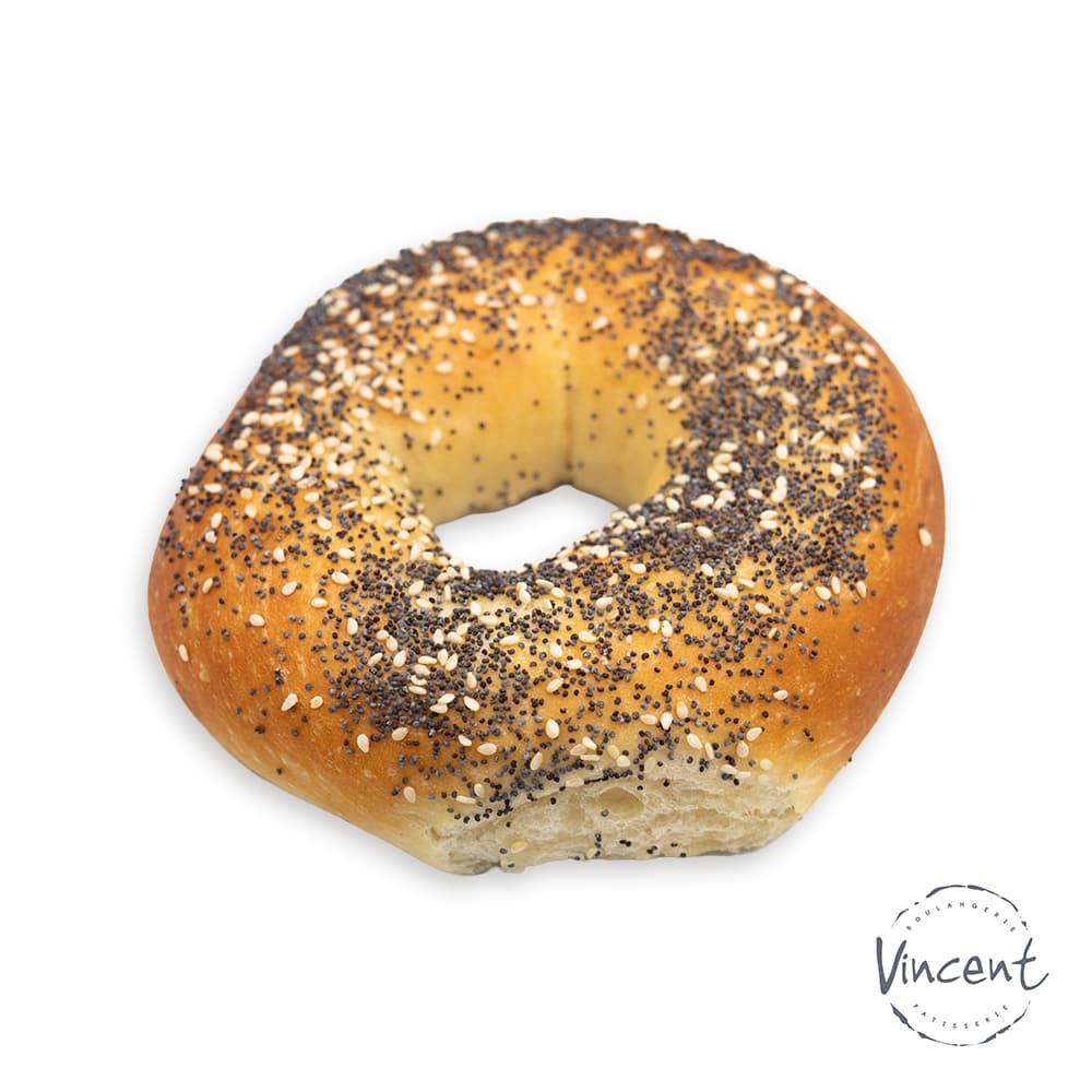 VINCENT Bajgiel z makiem i sezamem 115 g