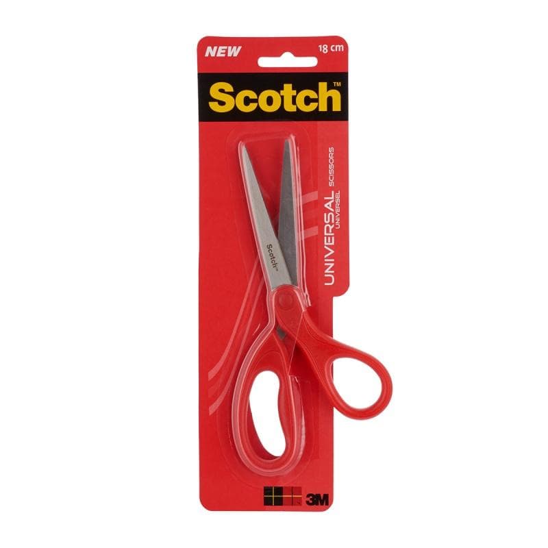 SCOTCH Nożyczki uniwersalne czerwone 18cm 1 szt.
