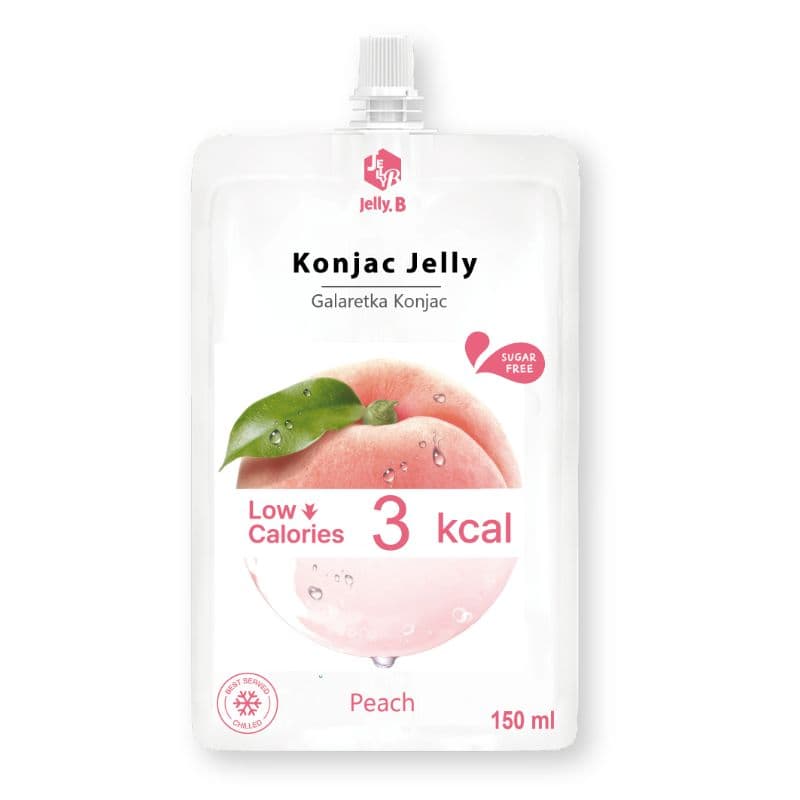 JELLY.B Galaretka konjac brzoskwinia roślinno-owocowa 150ml