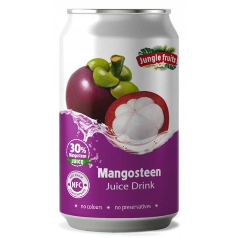 JUNGLE FRUITS Napój z sokiem z mangostanu 330ml