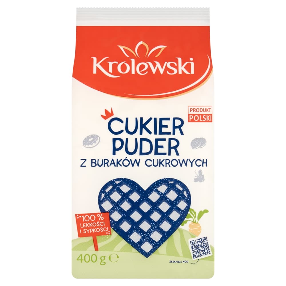 CUKIER KRÓLEWSKI Cukier puder z buraków cukrowych 400 g