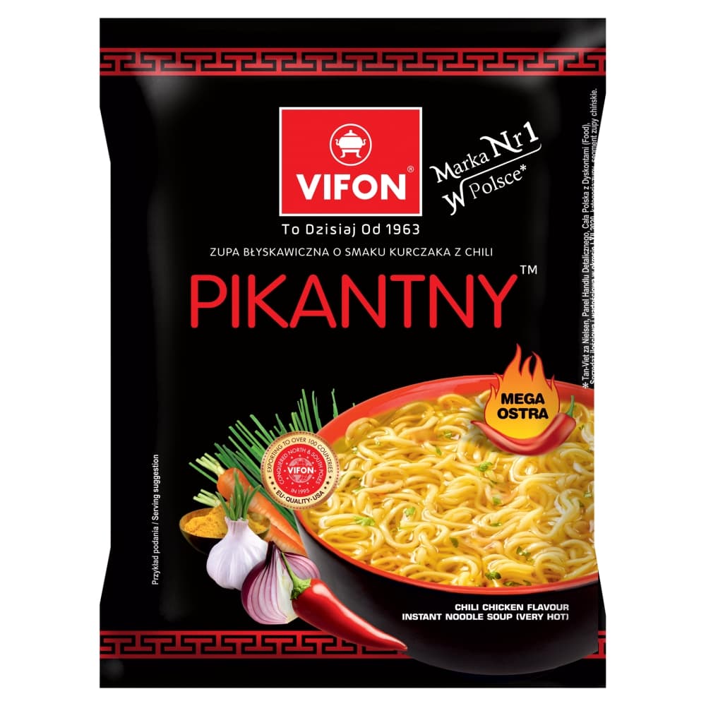 VIFON Zupa błyskawiczna o smaku kurczak pikantny 70 g