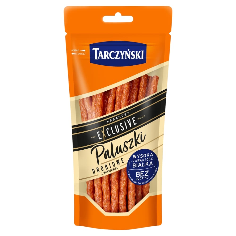 TARCZYŃSKI EXCLUSIVE Paluszki drobiowe z wieprzowiną 95 g