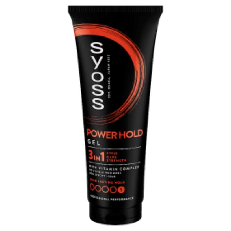 SYOSS POWER HOLD Żel do włosów mocny 250 ml