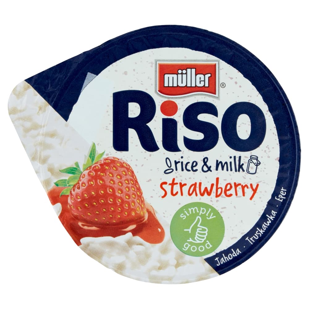 MULLER RISO Deser mleczno-ryżowy truskawkowy 200 g