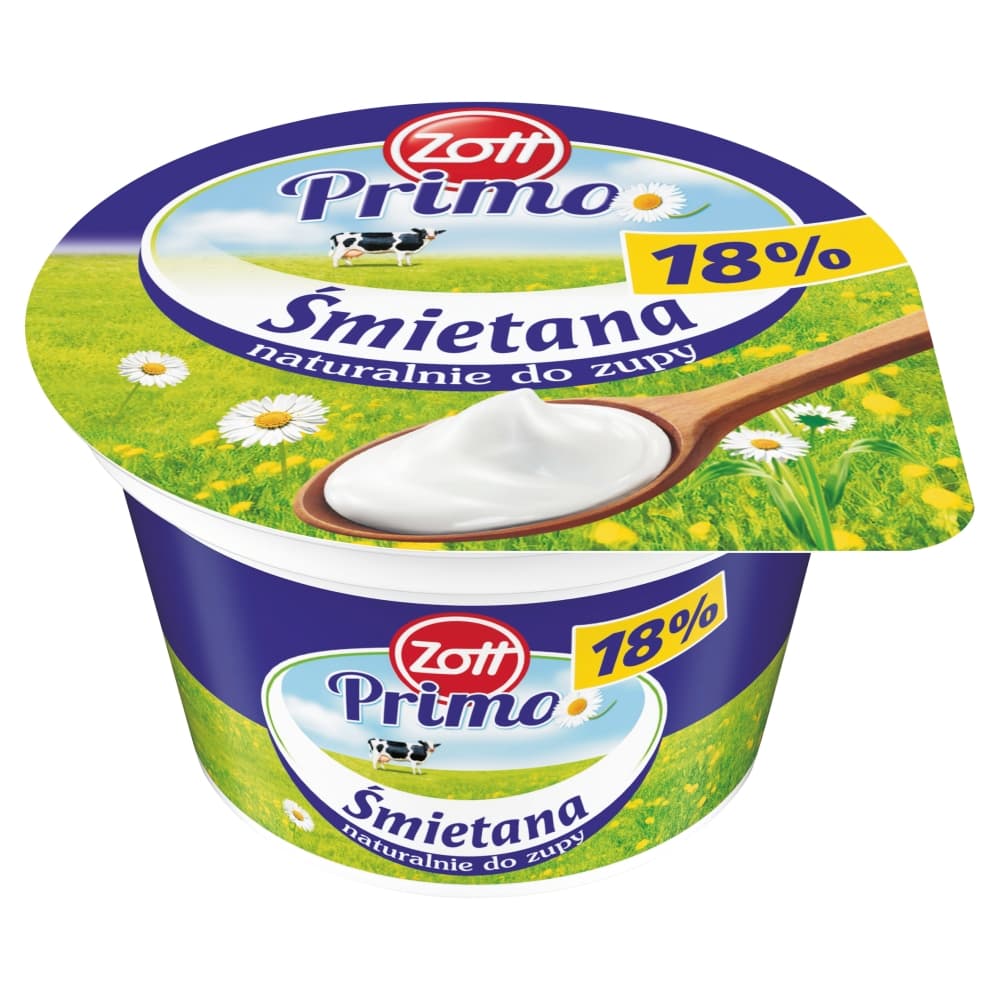 ZOTT PRIMO Śmietana 18% 180 ml