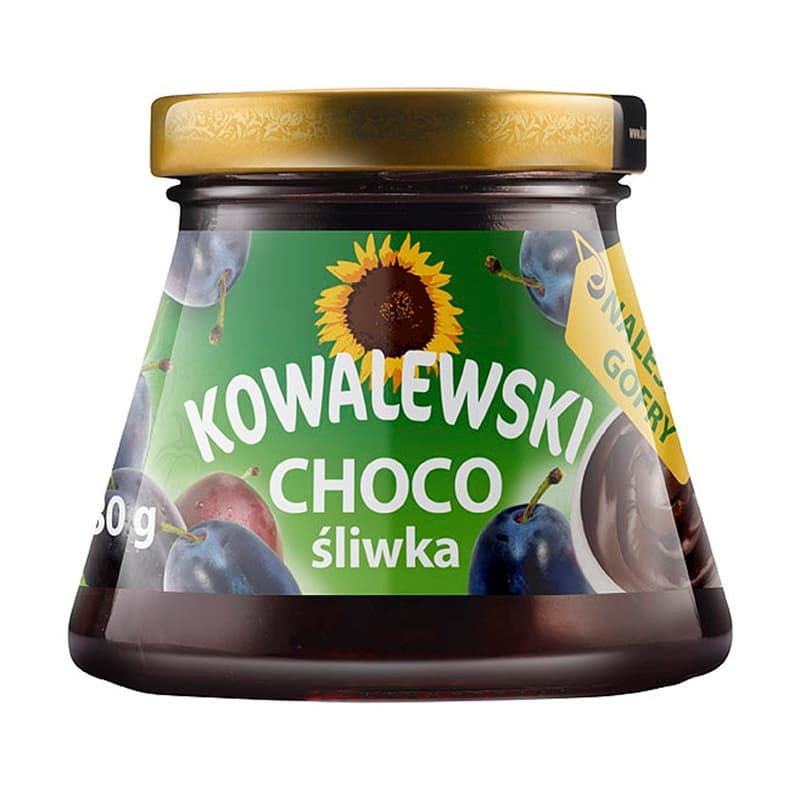 KOWALEWSKI Choco śliwka powidła śliwkowe z kakao 180 g