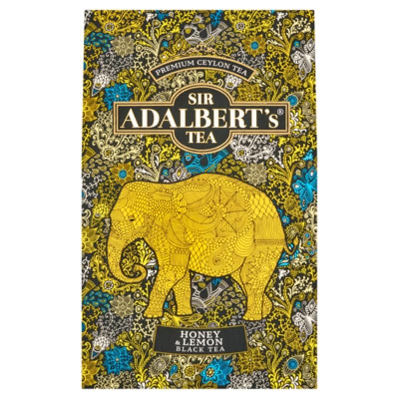 SIR ADALBERT'S TEA Herbata czarna liściasta miodowo-cytrynowa 80 g