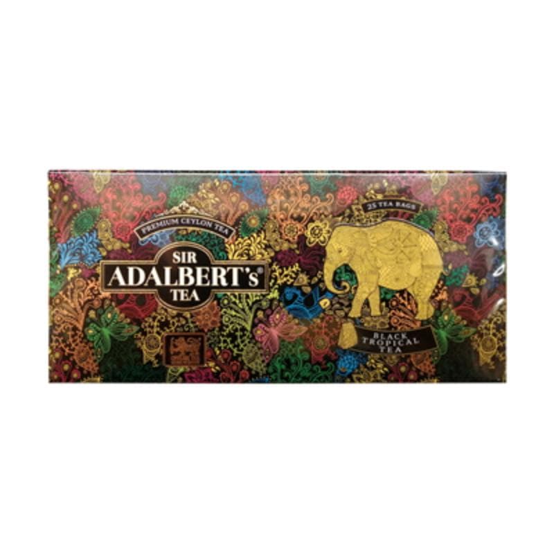 SIR ADALBERT'S TEA Herbata czarna liściasta tropikalna 25 torebek 50 g