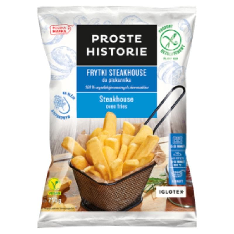 PROSTE HISTORIE Frytki steakhouse mrożone 750 g