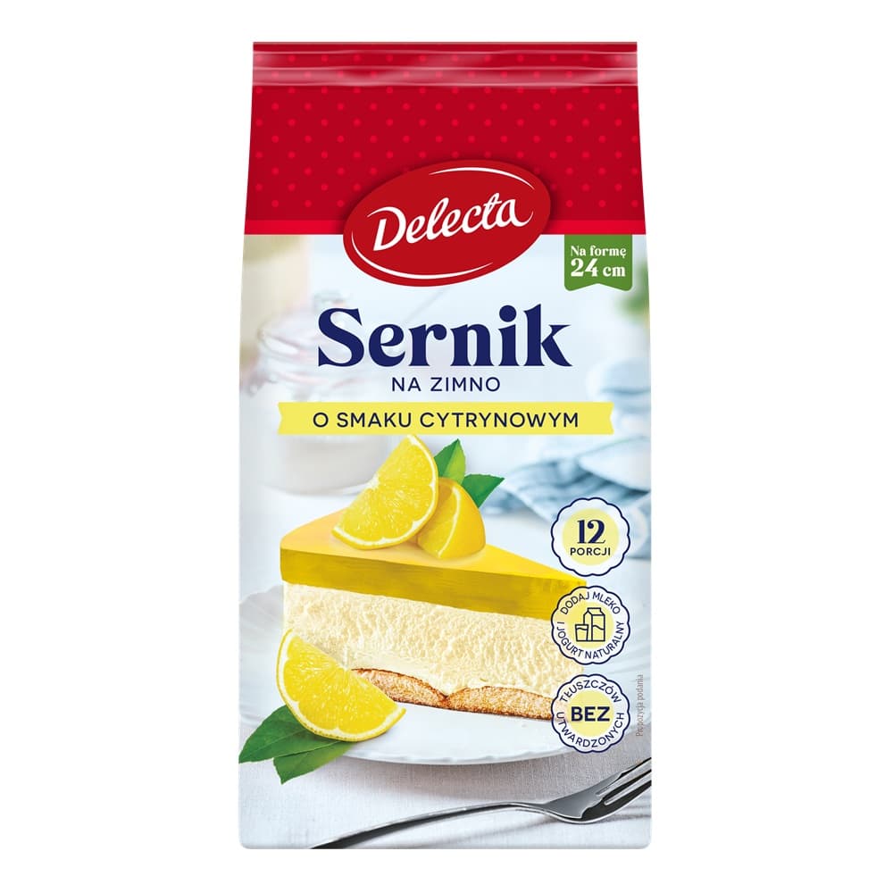 DELECTA Sernik na zimno o smaku cytrynowym 154 g