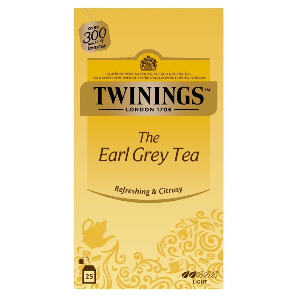 TWININGS Herbata czarna w torebkach Earl Grey (25x2 g) 50 g
