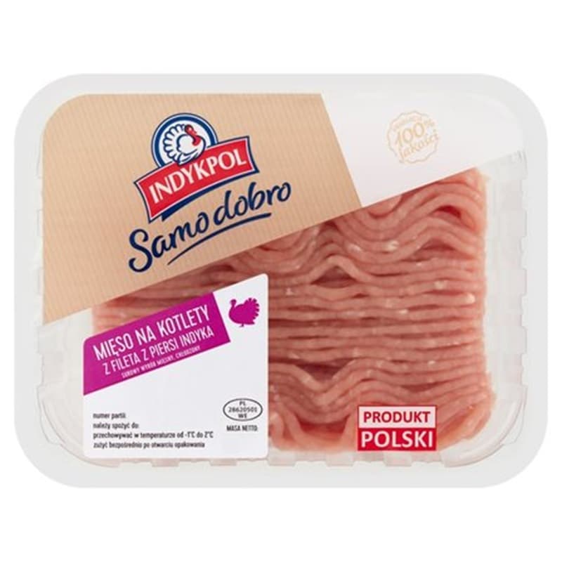 INDYKPOL Mięso na kotlety z fileta indyka 400 g