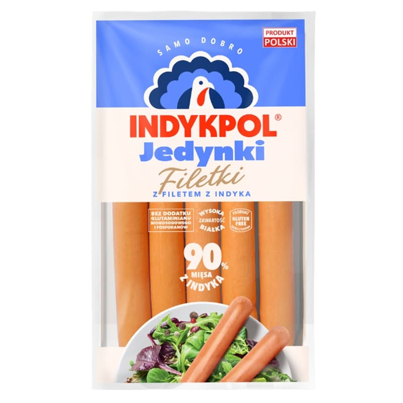 INDYKPOL Parówki filetki 200 g