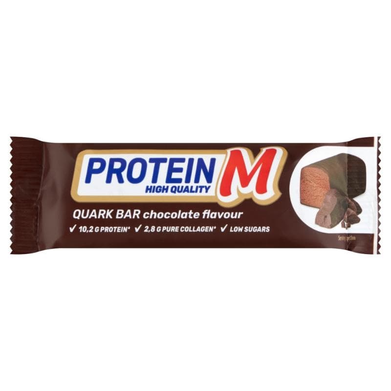PROTEIN M Batonik z masy twarogowej o smaku kakaowym z kolagenem 40 g