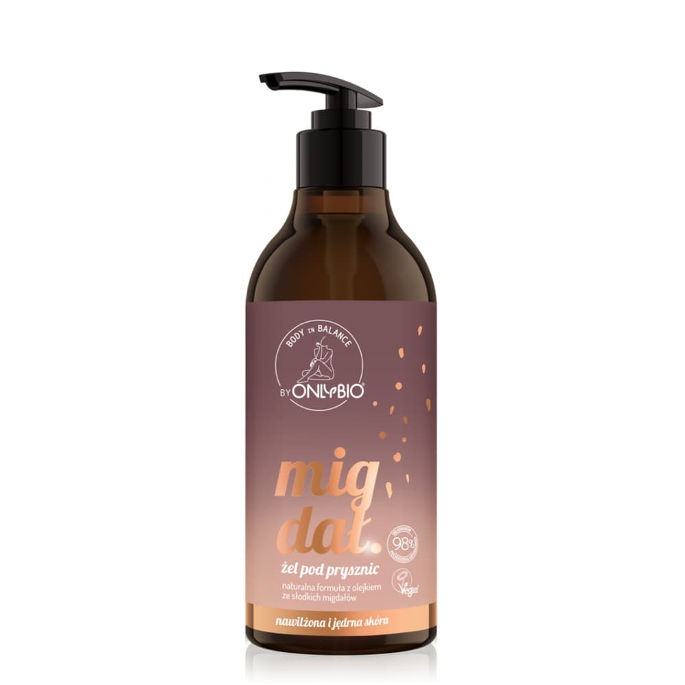 ONLYBIO BODY IN BALANCE Żel pod prysznic Migdał 400 ml