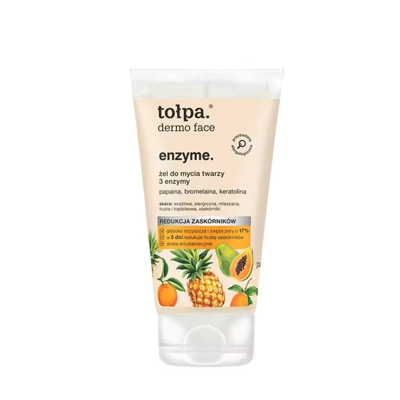 TOŁPA DERMO FACE SEBIO Żel do mycia twarzy 3 enzymy 150 ml